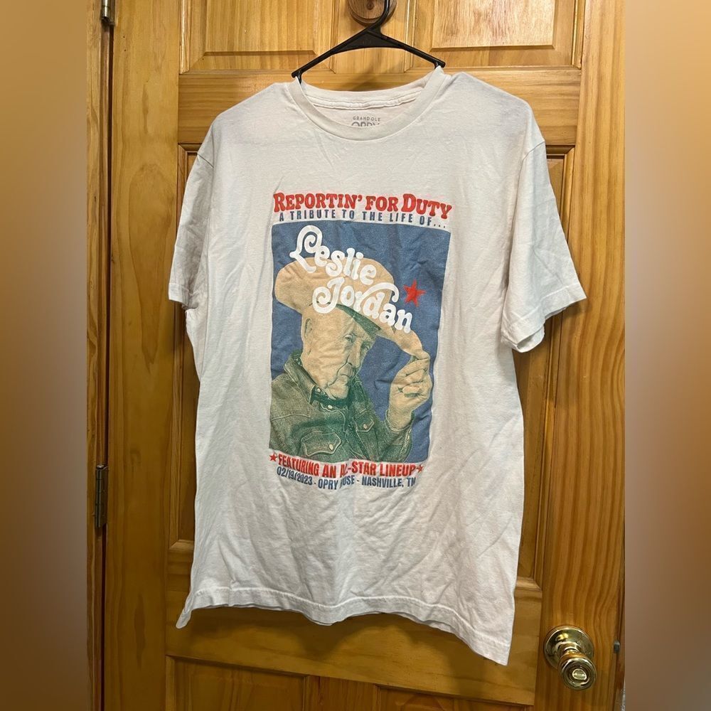 Grand Ole Opry Size L Leslie Jordan t shirt